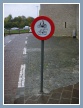 Brugge road sign